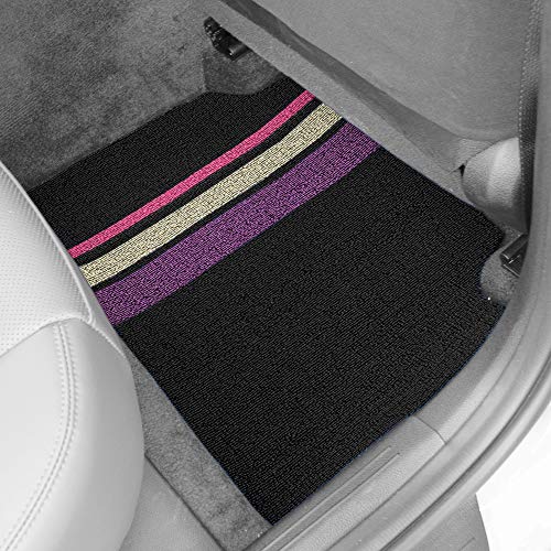 FH Group Car Floor Mats - DIY Ultra Waterproof Trimmable Non-Slip Vinyl Floor Mats, Black - color: BLACKSP