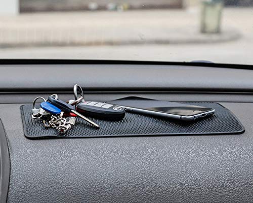 DS.DISTINCTIVE STYLE Car Dashboard Mat 10.5x5.9 Inches Extra Large Non-Slip Sticky Pad Anti Slip Mat Adhesive Mat for Phones, Glasses, Keys