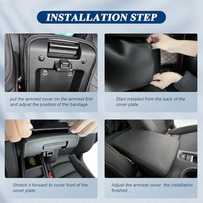 BIBIBO for 2025 Kia K4 Center Console Armrest Cover 2025 Kia K4 EX/LX/GT-Line/GT-Line Turbo Arm Rest Cover 2025 Kia K4 Accessories 2025 K4 Armrest - color: Black-for 2025 Kia K4