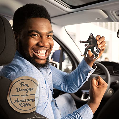 Sasquatch Car Air Fresheners 4 Pack, Car Air Fresheners Scented With Premium Oils By Fresh Fresheners (4 Pack)