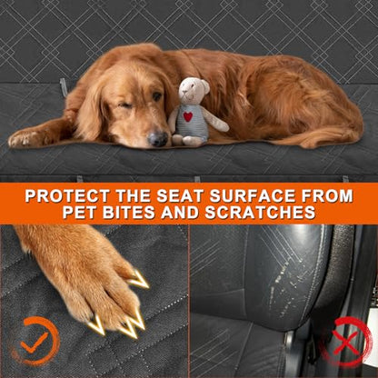 Dog Car Seat Cover Compatible with Honda Civic 2012-2025, Waterproof Pet Bench Seat Cover for Back Seat, 600D Heavy Duty Scratch Proof Nonslip Truck Seat Covers for Dogs - size: 2012-2025 Civic