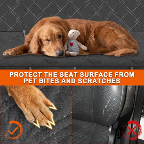 Dog Car Seat Cover Compatible with Toyota Camry 2012-2025, Waterproof Pet Bench Seat Cover for Back Seat, 600D Heavy Duty Scratch Proof Nonslip Truck Seat Covers for Dogs - size: 2012-2025 Camry