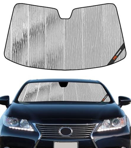 Pigenius Windshield Sun Shade for Lexus ES300h/ES350 2013-2018 Front Window Sunshade - AstraGuard - color: Silver, size: 2013-2018 ES