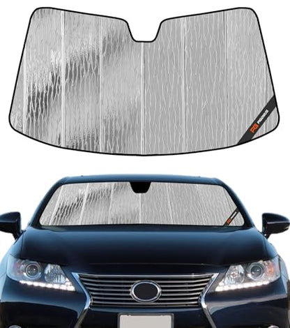 Pigenius Windshield Sun Shade for Lexus ES300h/ES350 2013-2018 Front Window Sunshade - AstraGuard - color: Silver, size: 2013-2018 ES