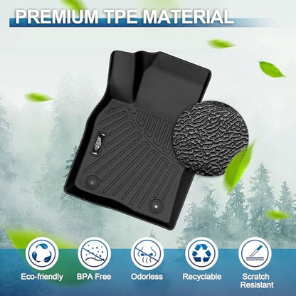 Peleus Floor Mats for Mazda CX-30 CX30 2020-2025 2026,TPE All Weather Protection 2 Rows Car Floor Liners with Cargo Liner Backrest Mat for Mazda CX-30 Trunk Mat+Backrest Mats+Floor Mats - style: For Mazda CX-30 2020-2025