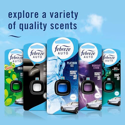 Febreze Odour-Fighting Auto Air Freshener, Car Vent Clip, Old Spice, 4ct - size: 0.28 Fl Oz (Pack of 1)