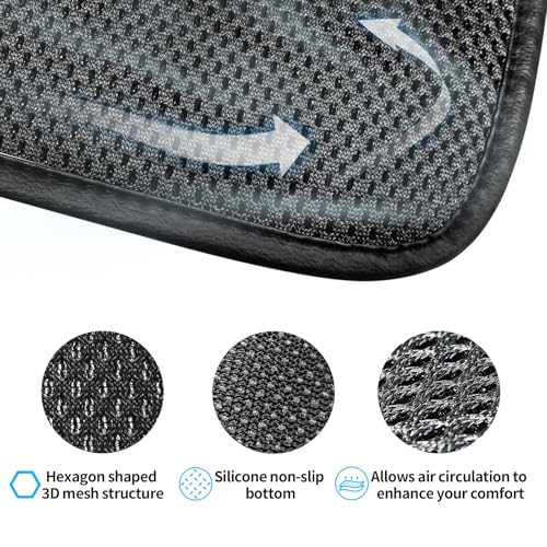 Cool Seat Cushion, Breathable Car Seat Cushion Universal Fit for Most for Auto SUV Truck, Non-Slip Seat Protector (S) - size: Small