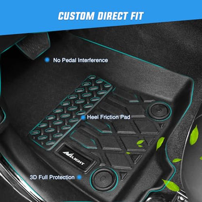 Nilight TPE Floor Mats for Mitsubishi Outlander 2014 2015 2016 2017 2018 2019 2020 2021,All Weather Custom Fit Heavy Duty Floor Liners - color: 2014-2021 Outlander