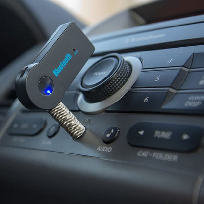 Bluetooth AUX Adapter for Car, Wireless Audio Receiver Portable Hands-Free Car Kits with AUX 3.5mm - color: BT003