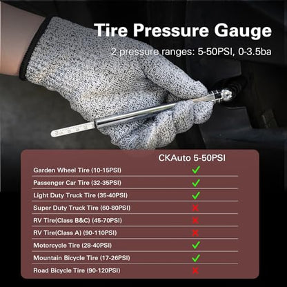 CKAuto Tire Plug Repair Kit, Heavy Duty Car Emergency Tool Kit for Flat Tire Puncture Repair, 80 Pcs Value Pack, Tire Patch Kit fit for Autos, Cars, Motorcycles, Trucks, RVs, etc. - size: 80 pcs