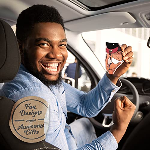 Sexy Woman Car Air Freshener 3 Pack Scented with Essential Oils (6 Pack, 3 Scents) - color: 3 Scents