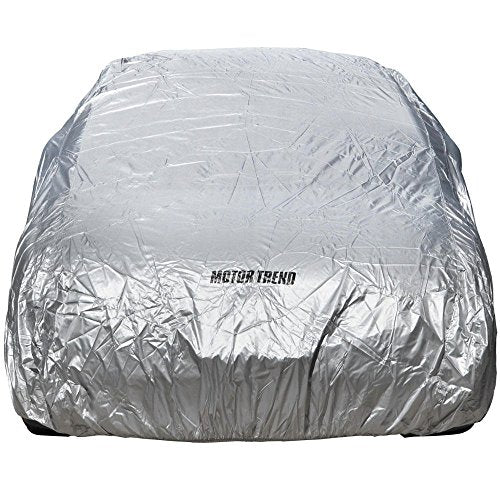 Motor Trend All Season WeatherWear 1-Poly Layer Snow proof, Water Resistant Car Cover Size L - Fits up to 190" - CC-543+LOCK - size: Large