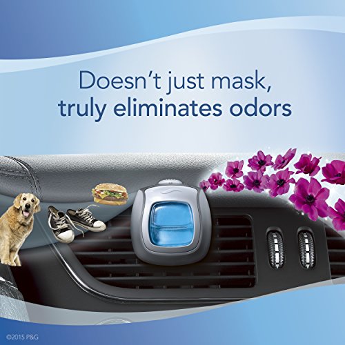 Febreze Car Vent Clip Air Freshener, Gain Original, 0.037 Pound - size: 3 Count (Pack of 1)