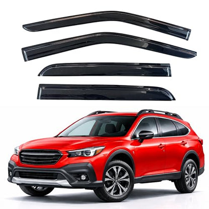 KPY Rain Guards Fit for 2020-2025 Subaru Outback, Out-Channel Window Visors Vent Wind Deflectors 4PC, Car Accessories for 20-25 Outback - size: 2020-2025 Outback