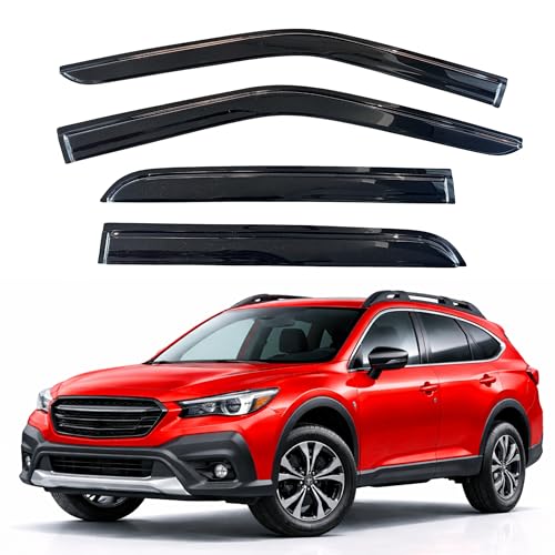 KPY Rain Guards Fit for 2020-2025 Subaru Outback, Out-Channel Window Visors Vent Wind Deflectors 4PC, Car Accessories for 20-25 Outback - size: 2020-2025 Outback