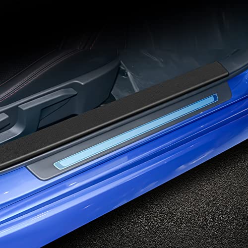 KUNGKIC for Subaru BRZ Toyota GR86 2021 2022 2023 2024 2025 PU Car Door Edge Guards Sill Protector Stickers Film Anti-Collision Scuff Plate Cover All Weather Interior Accessories