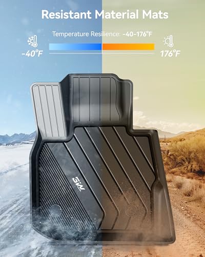 3W 2018-2024 BMW X3 Floor Mats & Cargo Liner, All Weather TPE BMW X3 Accessories Custom Fit for X3 G01 30i M40i X3M Car Mats (Only for car Without Spare tire) (Don't Fit X3 30e), 6PCS - style: 2) X3 2018-2024 | Full Set