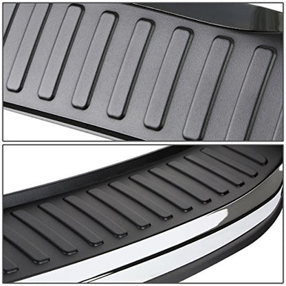 Auto Dynasty Trunk Sill Scuff Plate Rear Bumper Step Protector Guard Compatible with Honda CR-V 12-14, Textured Black