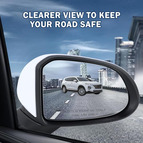 Right Passenger Side Mirror Compatible With 2019 2020 2021 2022 2023 Hyundai Santa Fe With Manual Folding Power Glass Blind Spot White Replace#87620-S2010(5Pins) - size: R