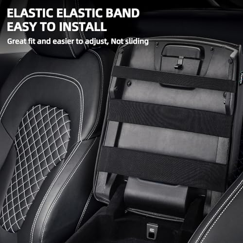 Center Console Cover Compatible with 2009-2025 Ram, Leather Arm Rest Armrest Cover for Car, Middle Console Cover, Full Protection Armrest Cover Lid Pad Cushion - style: C: Bucket Console 2009-2025 Ram Black Leather