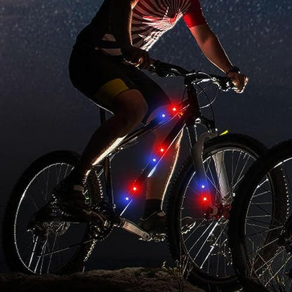 2Pack Solar Warning Lamp,WONFAST Waterproof Mini LED Solar Car Flashing Alarm Safety Lamp Bar Emergency Security Strobe Light for Bike Motorcycles SUV Truck Vehicle Night Driving (Red/Blue) - color: Red/Blue