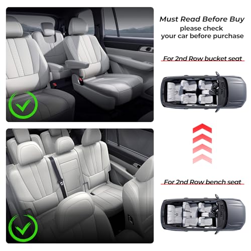 Auxko All Weather Floor Mats Fits for Mazda CX-90(Include PHEV) 2026 2025 2024 6&7 seat 3 Rows TPE Rubber Liners Accessoires for Mazda CX90 All Season Guard Odorless Anti-Slip Mats - size: Cx90 6&7p|2024-2026|floor Mats