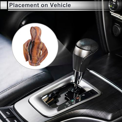 1 Pc Universal Gear Shift Knob Cover Automotive Manual Stick Shifting Handle Protector Hoodie Style Colorful Gradient Polyester