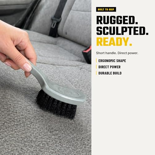 Chemical Guys, The Nifty Interior Detailing Brush 2 Pack, Soft Bristle Cleaning Tool for Car Vents, Dashboards, Steering Wheels, Door Panels, Cup Holders, Auto Interior Detail Brush Set - size: 2 Pack