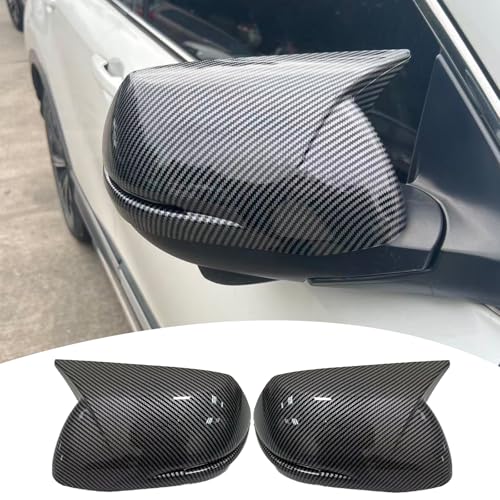 Side Mirror Cover,for Honda CRV 2017 2018 2019 2020 2021 2022,Carbon Fiber Side Rear Mirror Covers Body Kit Accessories for Cars(with Turn Signal) - color: carbon fiber, size: For 2017-2022 Honda CRV (With Turn Signal)