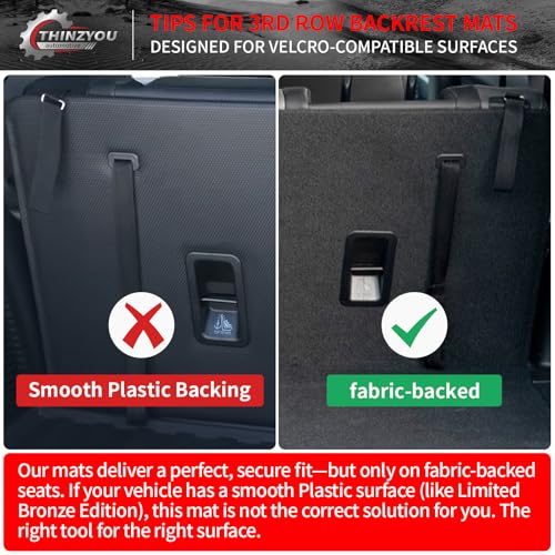 Cargo Mat Compatible with 2019-2025 2026 Subaru Ascent Cargo Liner Trunk Liner TPE Back Seat Cover Protector 2023 Ascent Accessories (Fit 7&8 Seats, Trunk Mat+3rd Row Backrest Mats) - style: For Aubaru Ascent | 2019-2026