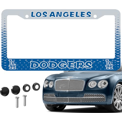 Fans Matte Metal License Plate Frames Holder with Screw for Car Tag Frame - color: C DQ