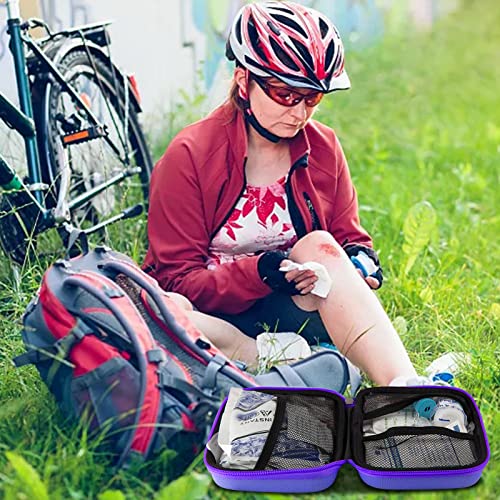 Car-Home Survival First-Aid Kit Emergency-Kit - Purple 273Piece Equipment Travel Supplies First Aid Set Home Essentials Camping Hiking YIDERBO - style: Purple-273Pcs