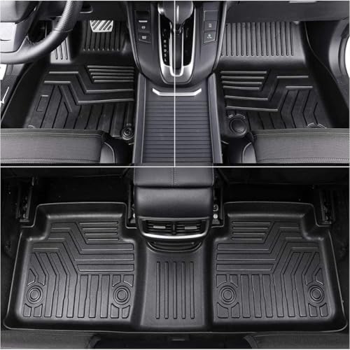 Camry Floor Mats for Toyota Camry Sedan 2012-2017 3D TPE All-Weather Protection Floor Mats Waterproof, Durable, Anti-Slip, Odorless Front & 2nd Row Dedicated Toyota Camry Floor Mat with Raised Lip - size: for Toyota Camry Sedan 2012-2017
