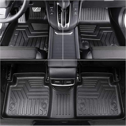 Camry Floor Mats for Toyota Camry Sedan 2012-2017 3D TPE All-Weather Protection Floor Mats Waterproof, Durable, Anti-Slip, Odorless Front & 2nd Row Dedicated Toyota Camry Floor Mat with Raised Lip - size: for Toyota Camry Sedan 2012-2017