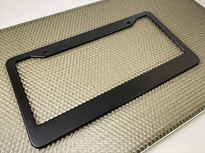 Special Edition Anodized Aluminum CAR License Plate Frame - Black - color: Black
