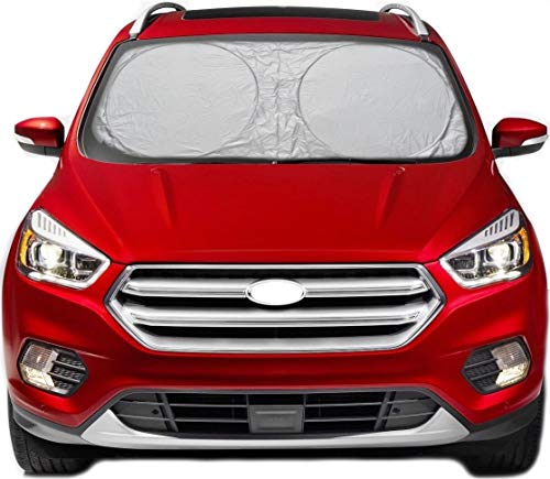 Car Windshield Shade Sunshade for Windshield car Windshield Sun Shade Shades for Front Windows Sun Visor for car Windshield (XL) - size: XL
