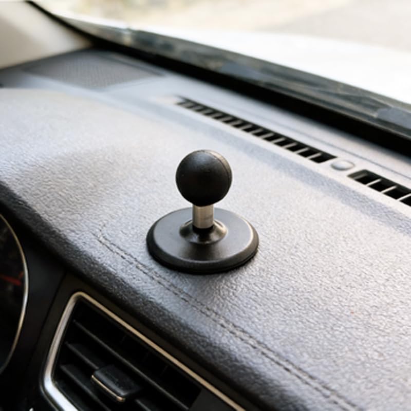 Adhesive 1 Ball Mount Car Phone Holder Compatible with Ram Mounts B Size Socket Arm, 1 inch Ball Mount Base Ball Adapter for Car Phone Mount, Desk Top Phone Holder for Car Dashboards