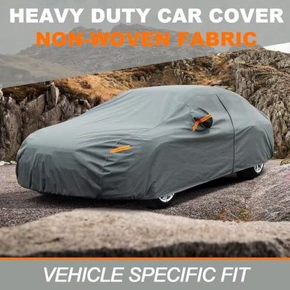 Kayme Heavy Duty Car Cover Custom Fit BMW 3-Series 320i 325i 328i 330i 335i(2013-2026), Waterproof All Weather for Automobiles, Full Exterior Covers Sun Rain UV Protection. - size: Custom Fit BMW 3-Series