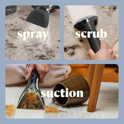 BISSELL Little Green Mini Portable Carpet and Upholstery Deep Cleaner, Car/Auto Detailer, with HydroRinse Self-Cleaning Tool and 4" Tough Stain Tool, Limited Edition Color Lake, 4075F - style: Little Green Mini Lake