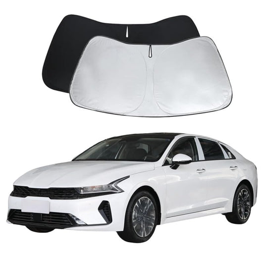 K5 Custom Windshield Sun Shade for K5 2021 2022 2023 2024 Front Window Sunshade Sun Visor 240T Shade Blocks UV Rays Car Accessories - size: K5 2021-2024