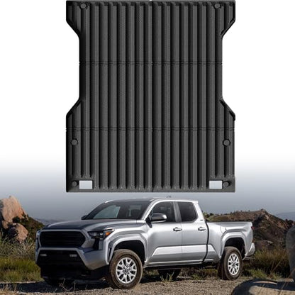 Truck Bed Mat Bed Liner Fit for Toyota Tacoma 2024-2026 (5FT,60.3") (Not Fit Drop-in Liners), Vehicle Truck Bed Liner Custom Fit All Weather Protection TPE Pickup Car Bed Mat - style: 15)2024-2026 |Toyota Tacoma Bed Mat (5FT)