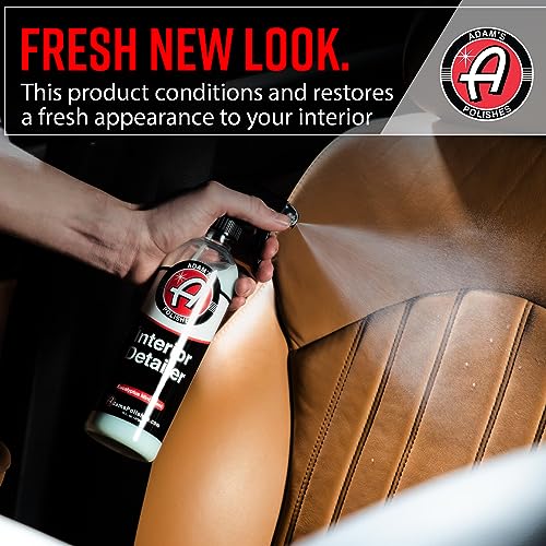 Adam's Polishes Interior Detailer 16oz - Total Car Interior Cleaner, Protectant & Dressing, All Purpose Cleaner & Leather Conditioner, Vinyl, Dashboard, Screen, Seat Cleaner & More - size: 16 Fl Oz (Pack of 1)