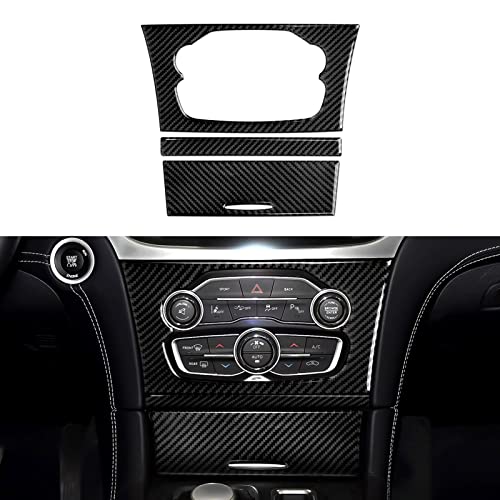 Car Air Conditioning A/C Panel Decals for 2015-2023 Chrysler 300 / 300C / 300S / Limited/Touring Accessories Interior Stickers - color: Center Control Panel