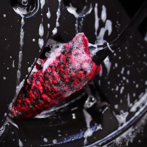 Wheel Cleaning Brushes for Car Detailing – Tire Cleaning Brush – Car Wheel Brush & Rim Cleaner Brush – Heavy Duty Tire Brush for Cleaning Tires & Wheels - style: Tire Cleaning Brush