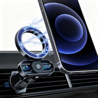 Mag-Safe Car Mount, Adjustable [Quick Install] Ultra Magnetic car phone holder, Air Vent Phone Holders for Your Car, Car Accessories Fit for iPhone 17 16 Pro Max 15 14 13 12 Plus Mini for Men Women