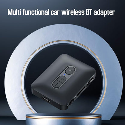 Bluetooth 5.3 Car Adapter AUX Receiver，Suitable for car/Smartphone/Tablet/Bluetooth Speaker/Hands-Free Calling