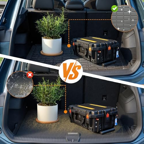Trunk Liner for 2018-2025 Honda Odyssey 3D Custom Fit All-Weather TPE Material Waterproof Car Cargo Liner Mat, Black - color: 2018-2025 Honda Odyssey