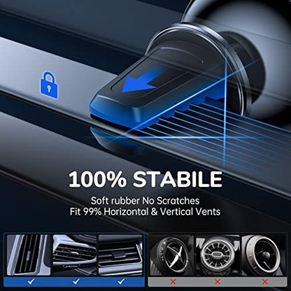 SYNCWIRE Magnetic Phone Holder for Car, 360° Rotatable Super Strong Magnets Air Vent Cell Phone Car Mount Compatible with iPhone, Android, Samsung