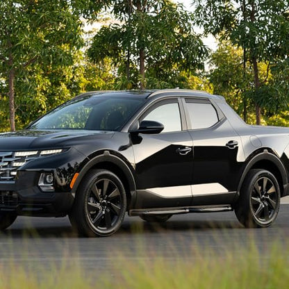 in-Channel Rain Guards Compatible with Hyundai Santa Cruz 2022 2023 2024 2025 2026, Durable Side Window Deflectors Sun Wind Deflector 2022-2026 Santa Cruz Rain Guard Black 4PCS - size: 2022-2024 Hyundai Santa Cruz (In-Channel)