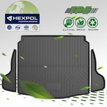 Upgrade Corolla Cross SUV Cargo Liner | Custom Fit Trunk Mat Compatible with 2022 2023 2024 2025 Toyota Corolla Cross (FWD Models Only) | All Weather TPE Cargo Mat for Corolla Cross - style: 2022-2025 | For Toyota Corolla Cross Cargo Mat